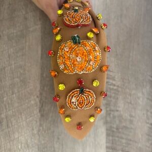 Embellished Pumpkin Headband